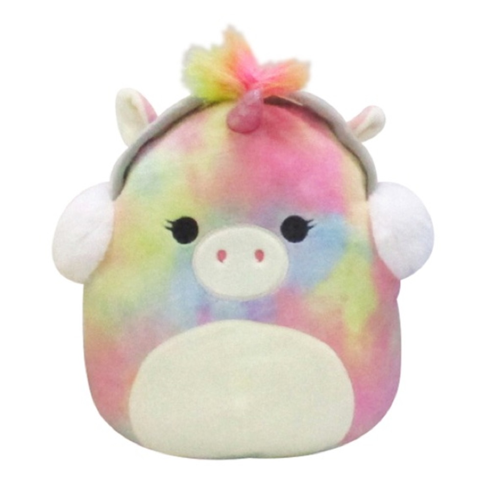 NWT Esmerelda the Rainbow Unicorn 8in Plush Series 36 Squishmallow w/ Earmuffs - Picture 1 of 5